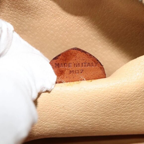 CELINE Macadam Canvas Shoulder Bag PVC Leather Brown Gold Auth ep8498 - Picture 2 of 15